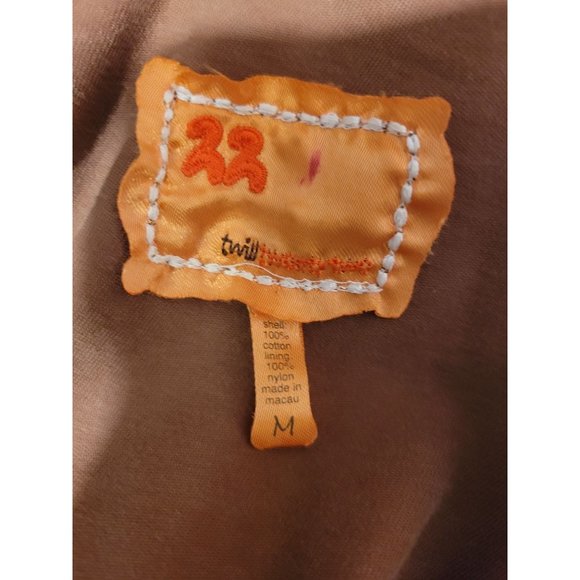 Twill Twenty Two Jacket Brown Military Jacket Size Medium - Picture 2 of 9